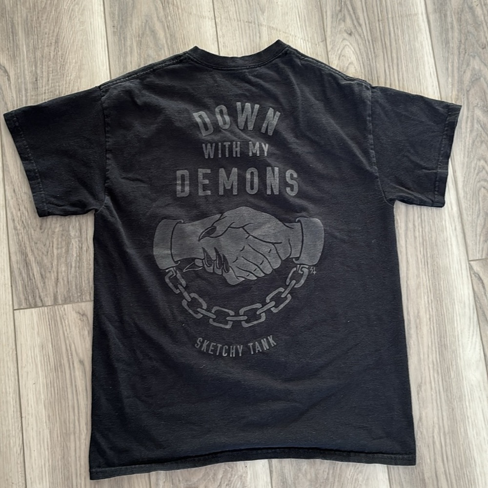 Sketchy Tank “Down with my Demons” Tee